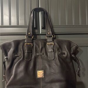 Dooney & Bourke Black Leather Satchel